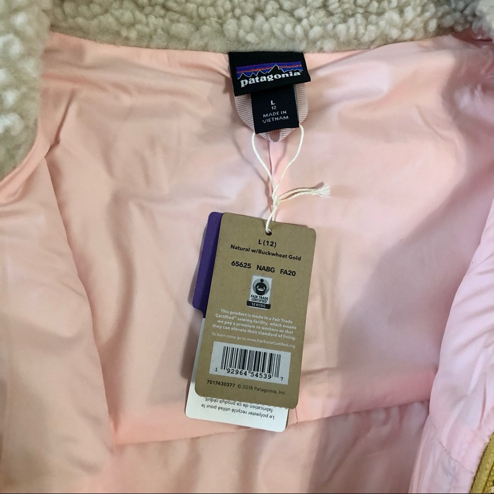 SOLD Patagonia Girls Retro X Large NWT - Picture 6 of 9